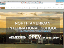 Tablet Screenshot of naischool.com
